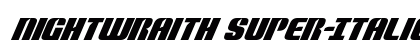 Nightwraith Super-Italic Italic preview