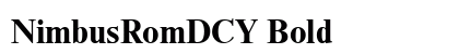 NimbusRomDCY Bold preview