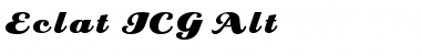 Download Eclat ICG Font