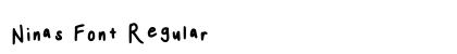 Ninas Font Regular preview