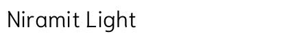 Niramit Light preview