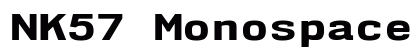 NK57 Monospace Expanded ExtraBold Preview