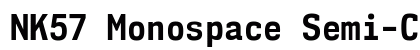 NK57 Monospace Semi-Condensed Bold Preview
