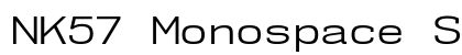 NK57 Monospace Semi-Expanded Book Preview