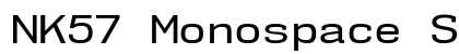 NK57 Monospace Semi-Expanded Preview