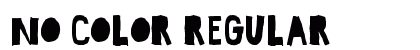 No Color Regular preview