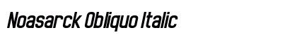 Noasarck Obliquo Italic preview