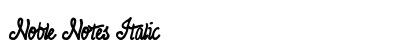 Noble Notes Italic preview