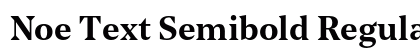 Noe Text Semibold Regular preview