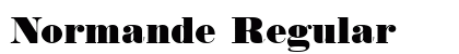 Normande Regular Preview