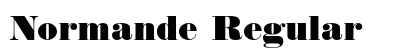 Normande Regular Preview