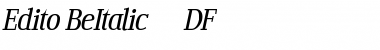 Download Edito BeItalic Font Download Edito BeItalic Font