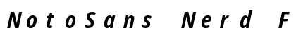 NotoSans Nerd Font Mono Bold Italic Preview