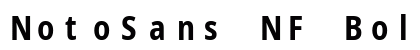 NotoSans NF Bold preview