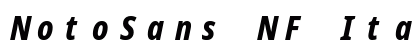 NotoSans NF Italic preview