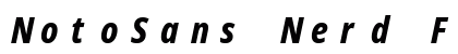 NotoSans Nerd Font Mono Italic preview