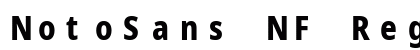 NotoSans NF Regular Preview