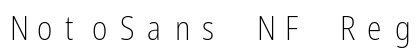 NotoSans NF Regular Preview