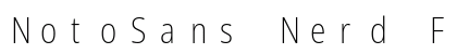 NotoSans Nerd Font Mono Regular preview