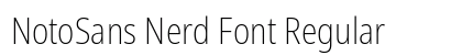 NotoSans Nerd Font Regular preview