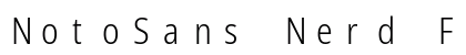 NotoSans Nerd Font Mono Regular preview