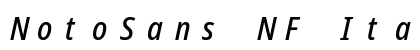 NotoSans NF Italic preview