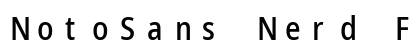 NotoSans Nerd Font Mono Regular Preview