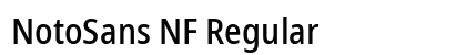 NotoSans NF Regular Preview