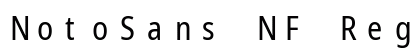 NotoSans NF Regular Preview