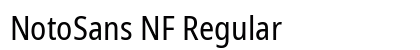 NotoSans NF Regular Preview