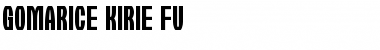 Download Kirie-Fu Font