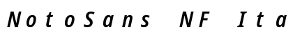 NotoSans NF Italic preview