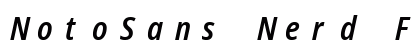 NotoSans Nerd Font Mono Italic preview