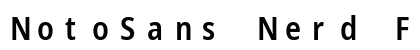 NotoSans Nerd Font Mono Regular Preview
