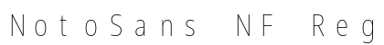 NotoSans NF Regular Preview