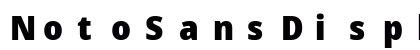 NotoSansDisplay Nerd Font Mono Regular Preview