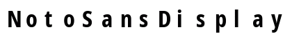 NotoSansDisplay NF Bold preview