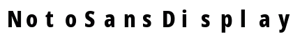 NotoSansDisplay Nerd Font Mono Regular Preview