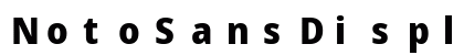 NotoSansDisplay Nerd Font Mono Regular Preview