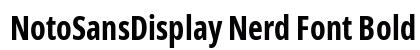 NotoSansDisplay Nerd Font Bold preview