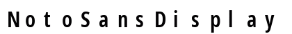 NotoSansDisplay Nerd Font Mono Regular Preview