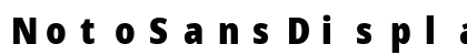 NotoSansDisplay Nerd Font Mono Regular Preview