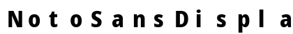 NotoSansDisplay Nerd Font Mono Regular Preview