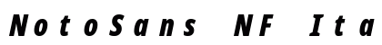 NotoSans NF Italic preview