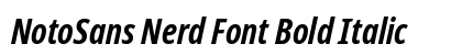 NotoSans Nerd Font Bold Italic Preview