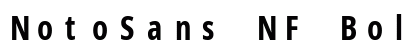 NotoSans NF Bold preview