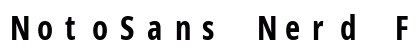 NotoSans Nerd Font Mono Bold preview