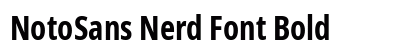 NotoSans Nerd Font Bold preview