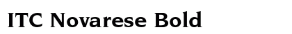 ITC Novarese Bold preview