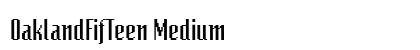 OaklandFifTeen Medium preview